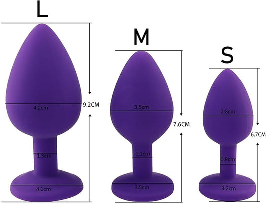 Lots de 3 en silicone ( S,M,L)